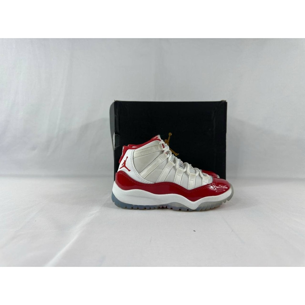 Nike Air Jordan 11 Retro PS 'Cherry' Kids 378039-116 Size 11C